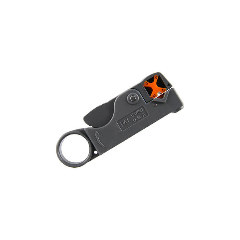 Pelacables para cable RG58 RG59 con doble cuchilla regulable COAX-STRIPPER