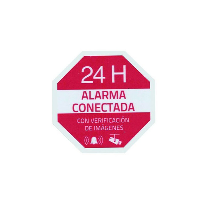 Pegatina de plástico para interior/exterior AC-PEGATINA-ES