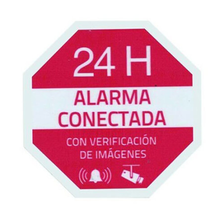 Pegatina de plástico para interior/exterior AC-PEGATINA-ES