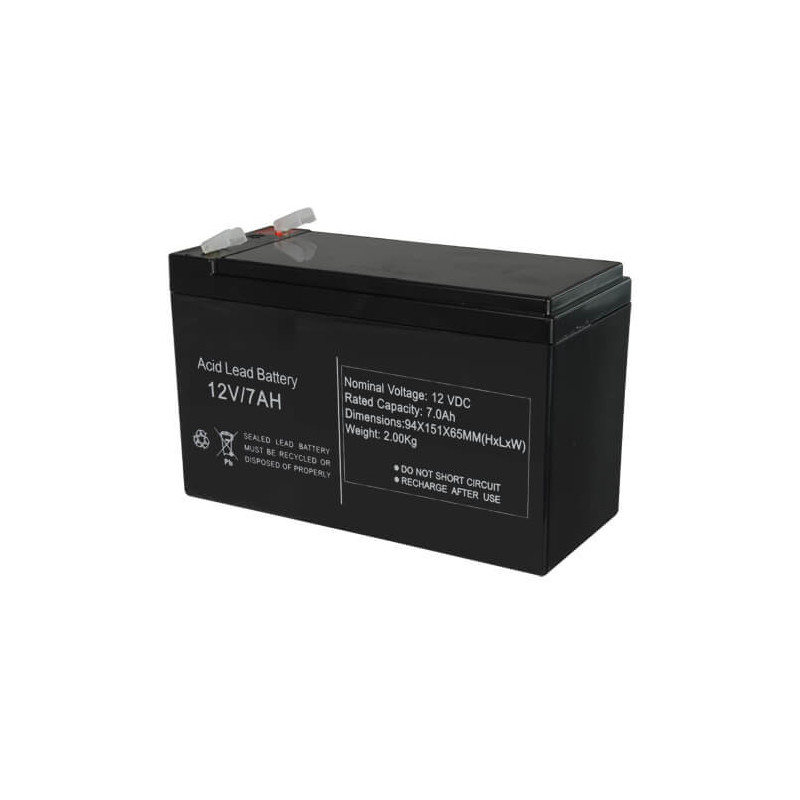 Batería recargable de plomo ácido 12V 7A BAT1270