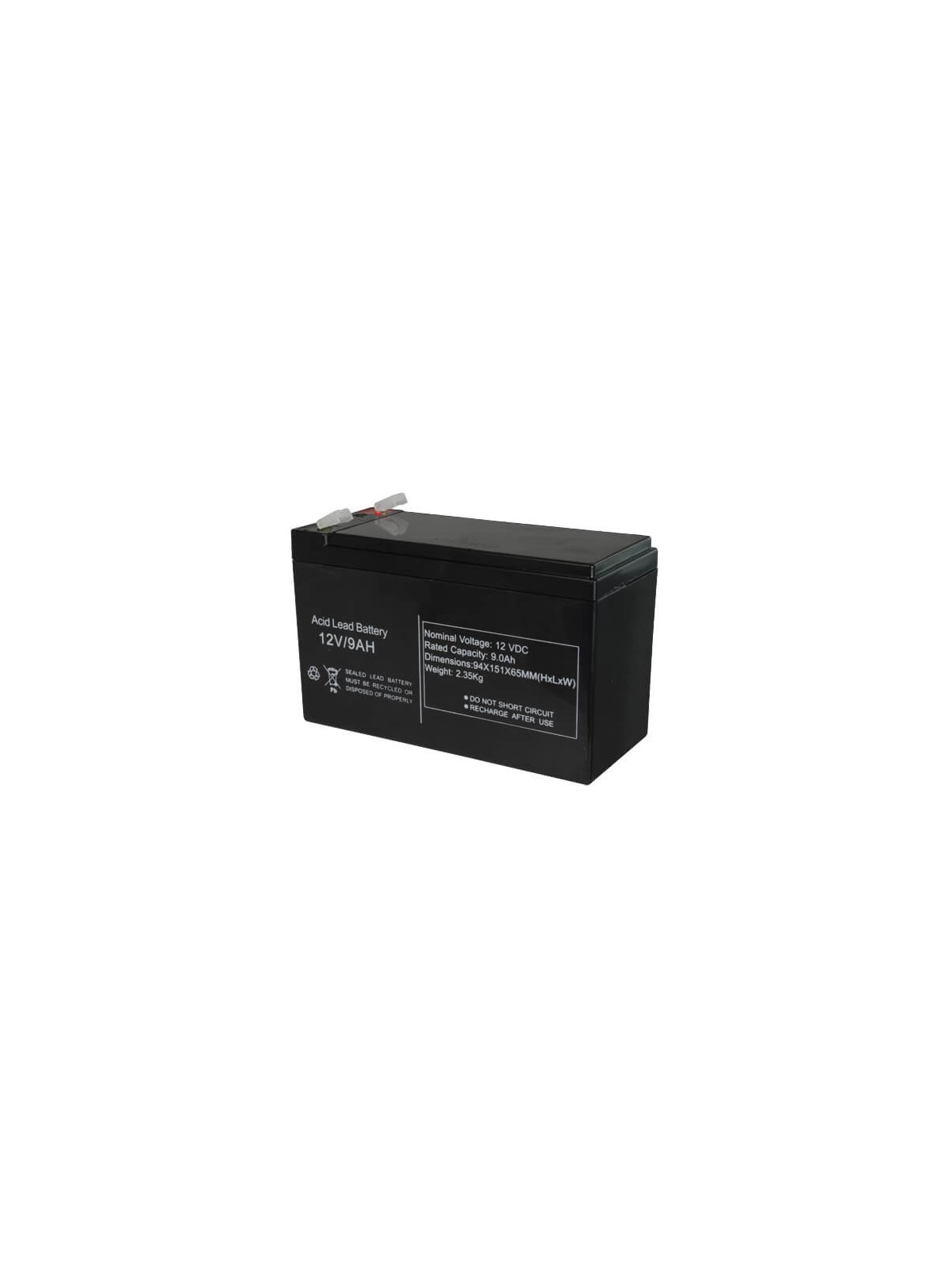 Batería recargable de plomo ácido 12V 9A BAT1290