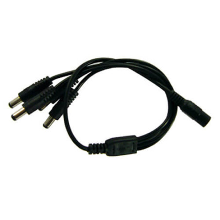 Cable alimentación  1 a 4 (1x2.1mm macho a 4x2.1mm hembra)