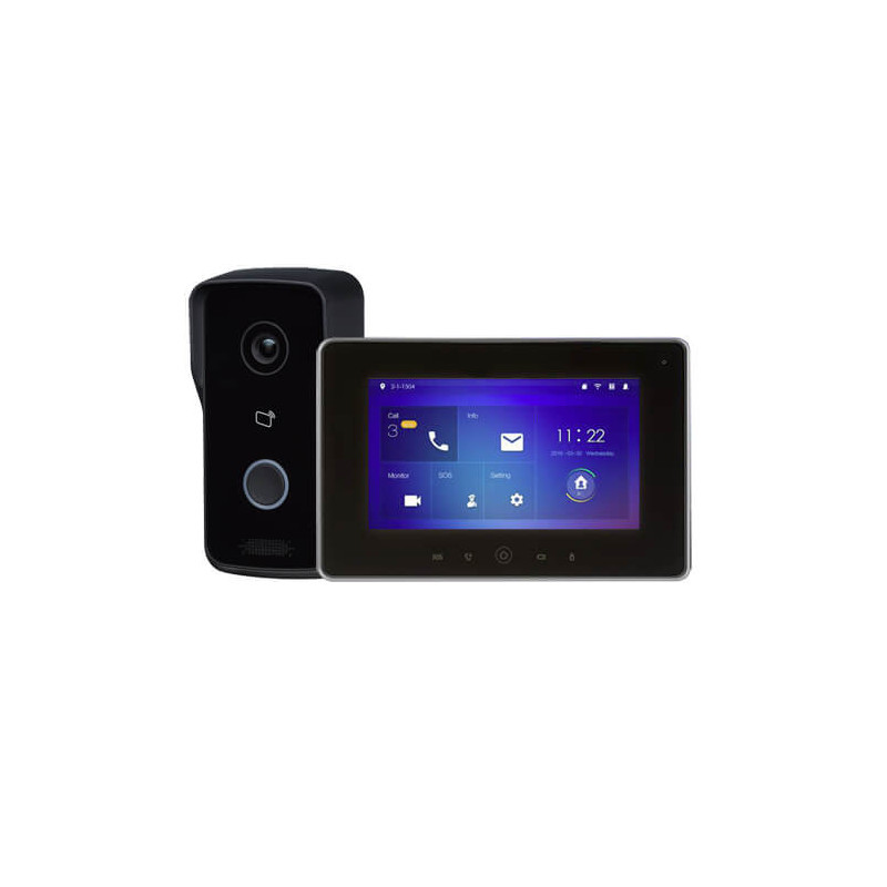 Kit videoportero IP Wifi X-Security cámara 1MP para superficie VTK-S2111-IPW