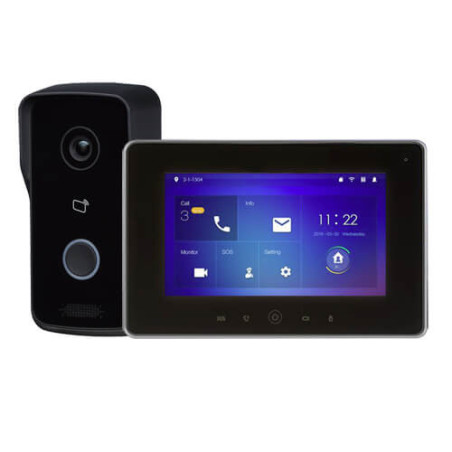 Kit videoportero IP Wifi X-Security cámara 1MP para superficie VTK-S2111-IPW