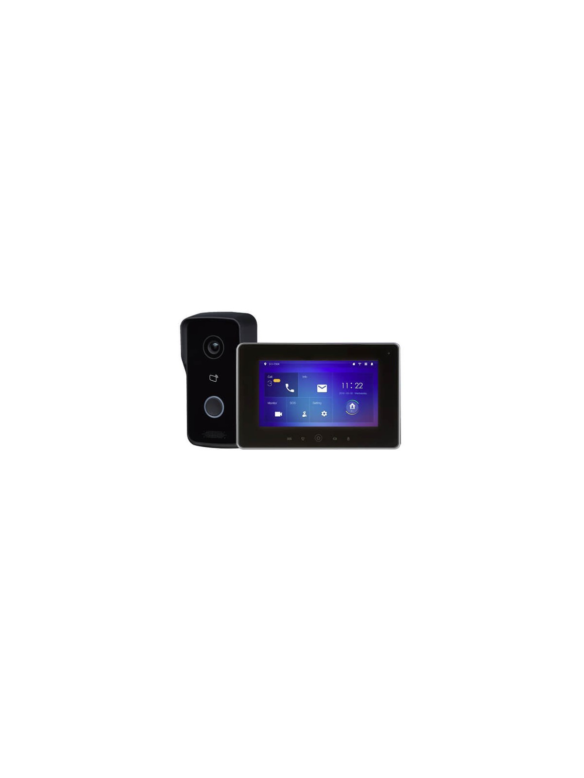 Kit videoportero IP Wifi X-Security cámara 1MP para superficie VTK-S2111-IPW