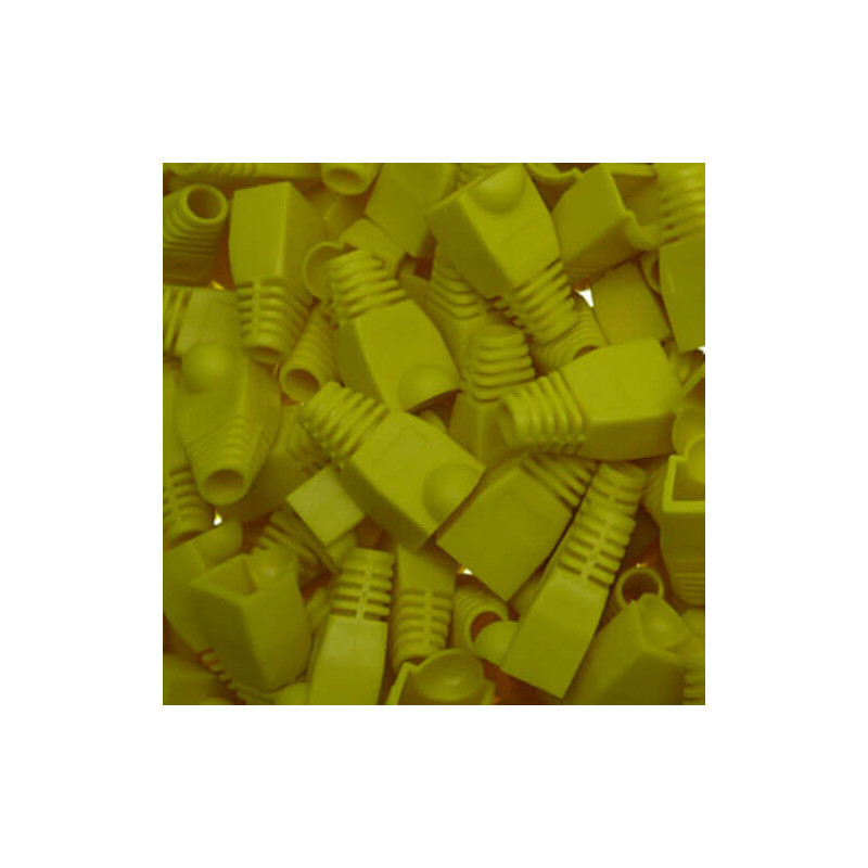 Protector cable red RJ45 Amarillo