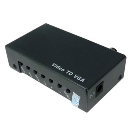 Convertidor de video CVBS (RCA/BNC/SVideo) a VGA (TV501A)