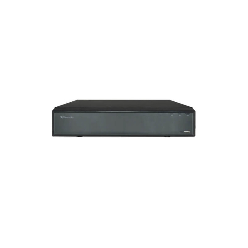 Grabador NVR X-Security  XS-NVR6864-4K 64ch 12MP 320Mbps H265+ HDMI4K SATAx8 Alarmas