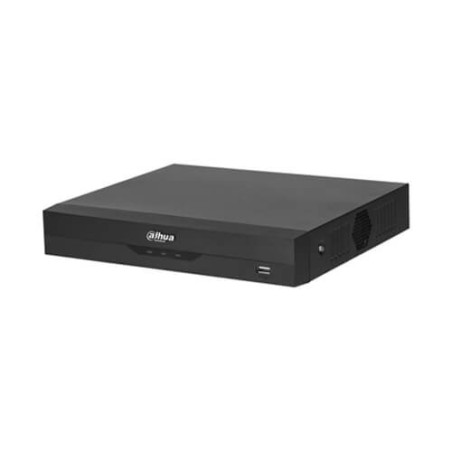 Grabador 5en1 Dahua        XVR4104HS-I 4ch Video (1MP 100fps) 1ch IP 2MP 1ch Audio H265 HDMI SATAx1 Wizsense