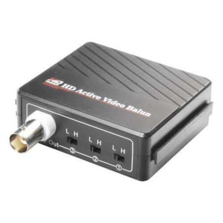 Transceptor activo de video HD de  1 canal por par trenzado BA615A-RX