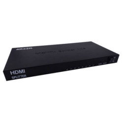 Splitter HDMI   8 canales 4K (8x1ch) con amplificador HDCP HDMI 1.4