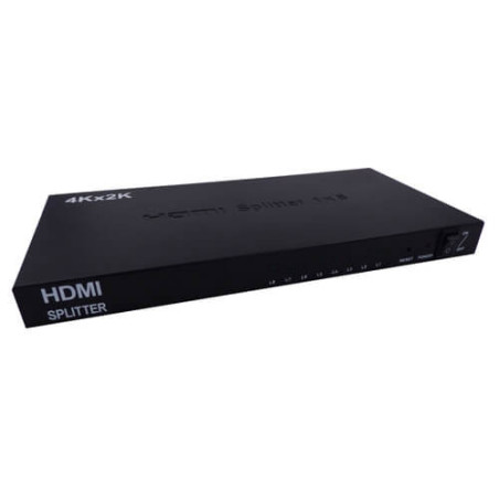 Splitter HDMI   8 canales 4K (8x1ch) con amplificador HDCP HDMI 1.4