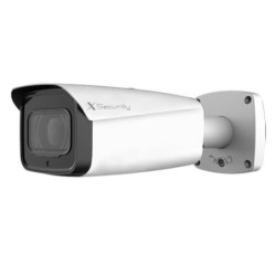 Cámara IP X-Security  XS-IPCV927ZW-4L-EPOE 4MP IR100m 2.7-37mm motorizada H265+ EPOE SD WDR Audio Alarmas