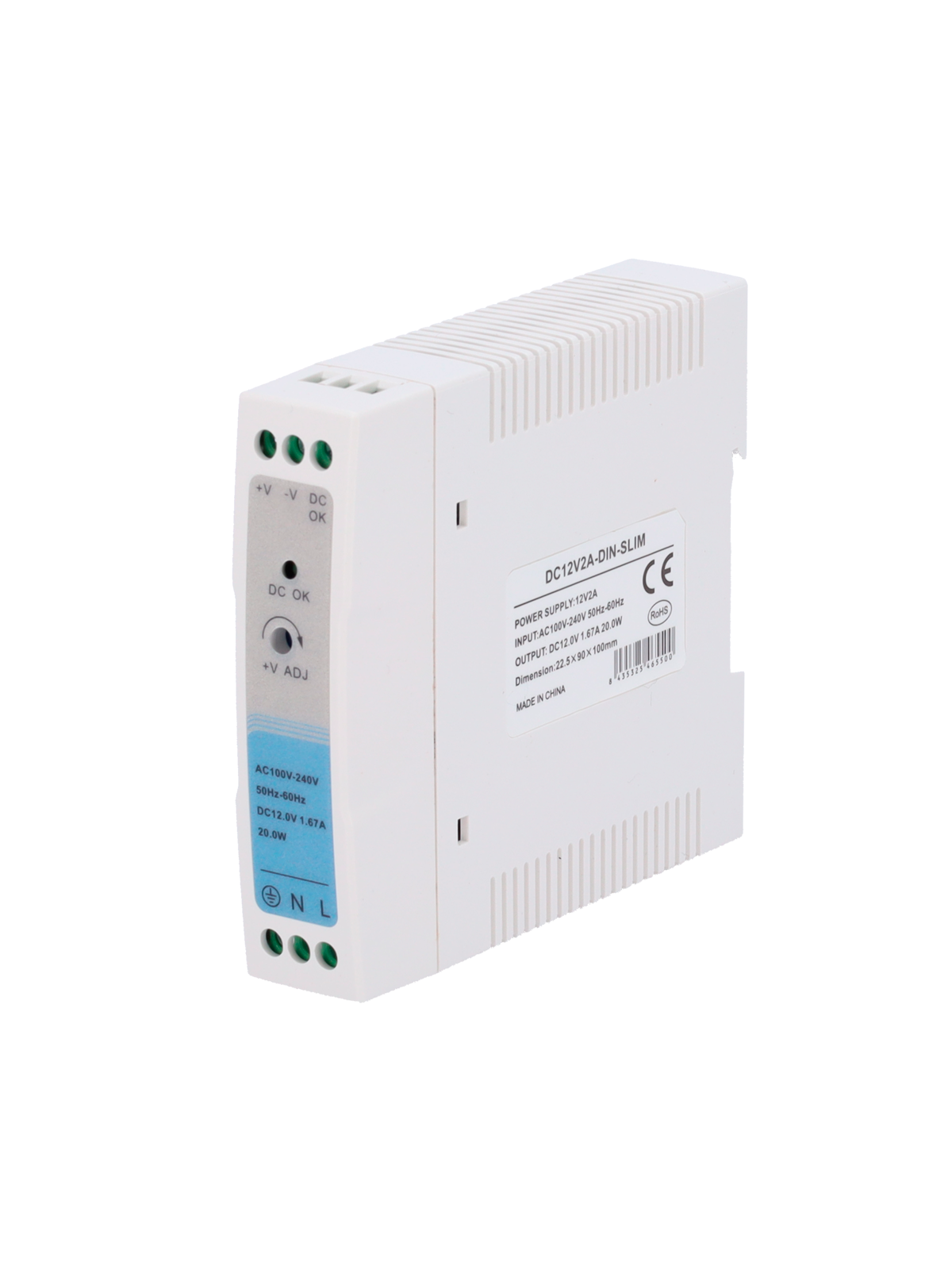 DC12V2A-DIN-SLIM