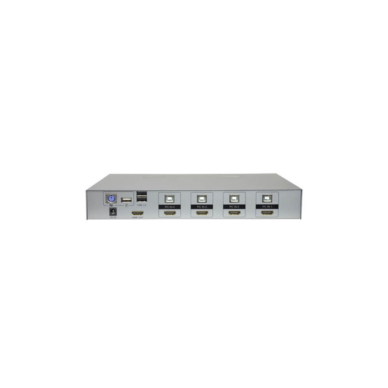 Switch KVM HDMI 4 entradas (4x1) 4xUSB type B HDMI-KVM-SW-4K