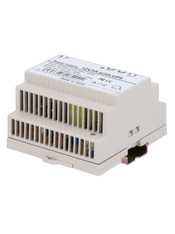 DC12V3A-DIN-UPS-P