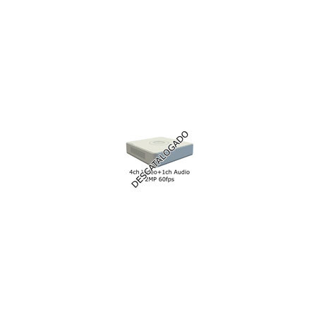 Grabador 5en1 Hikvision     DS-7104HQHI-F1/N 4ch Video (2MP 60fps) 1ch Audio H264+ HDMI SATAx1