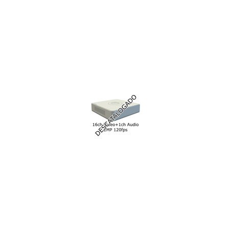 Grabador 5en1 Hikvision     DS-7116HQHI-F1/N 16ch Video (2MP 120ps) 1ch Audio H264+ HDMI SATAx1