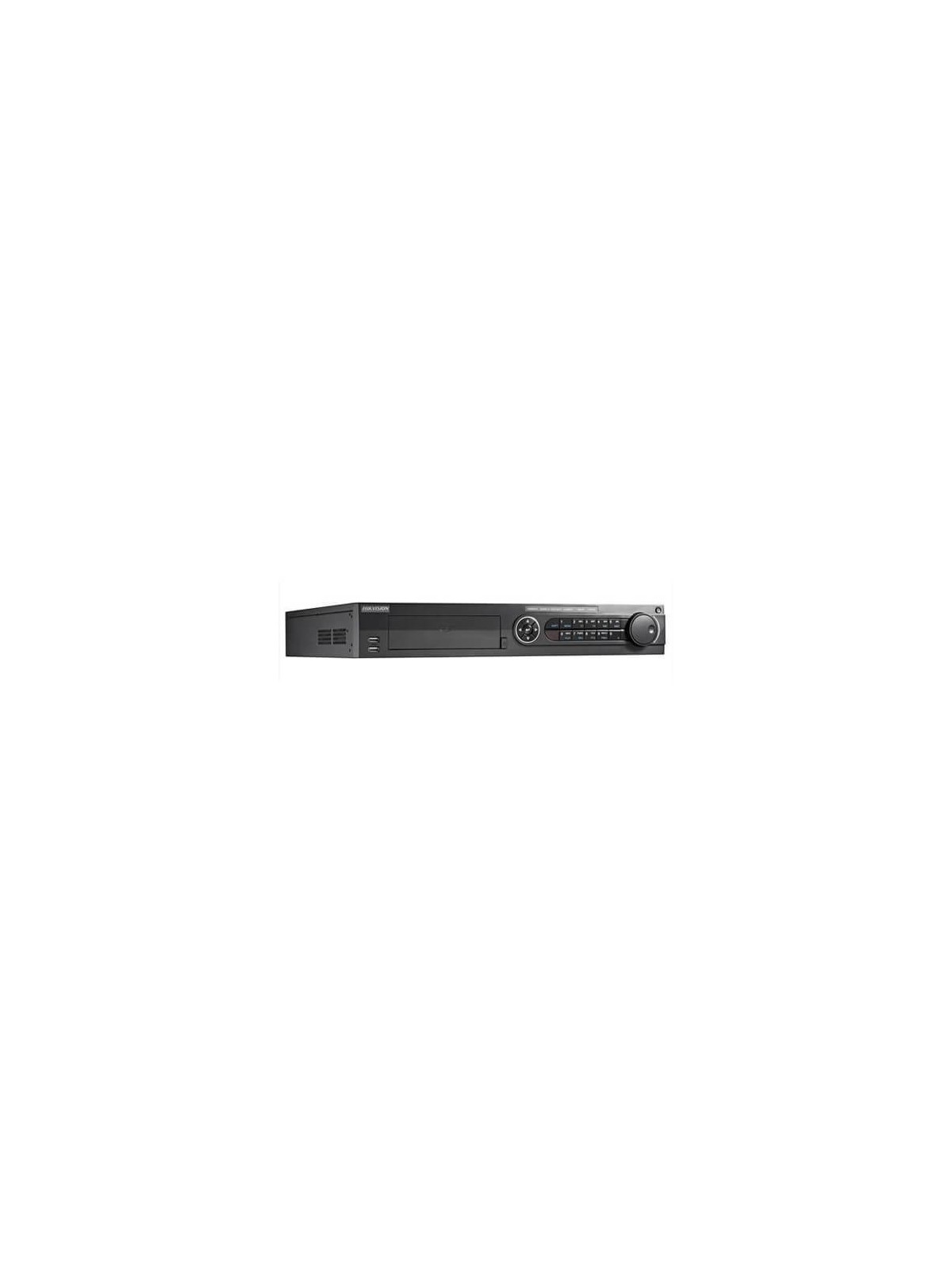 Grabador 5en1 Hikvision DS-7316HQHI-K4 16ch Video (2MP 200fps) 2ch IP 4MP 4ch Audio H265+ HDMI SATAx4 Alarmas