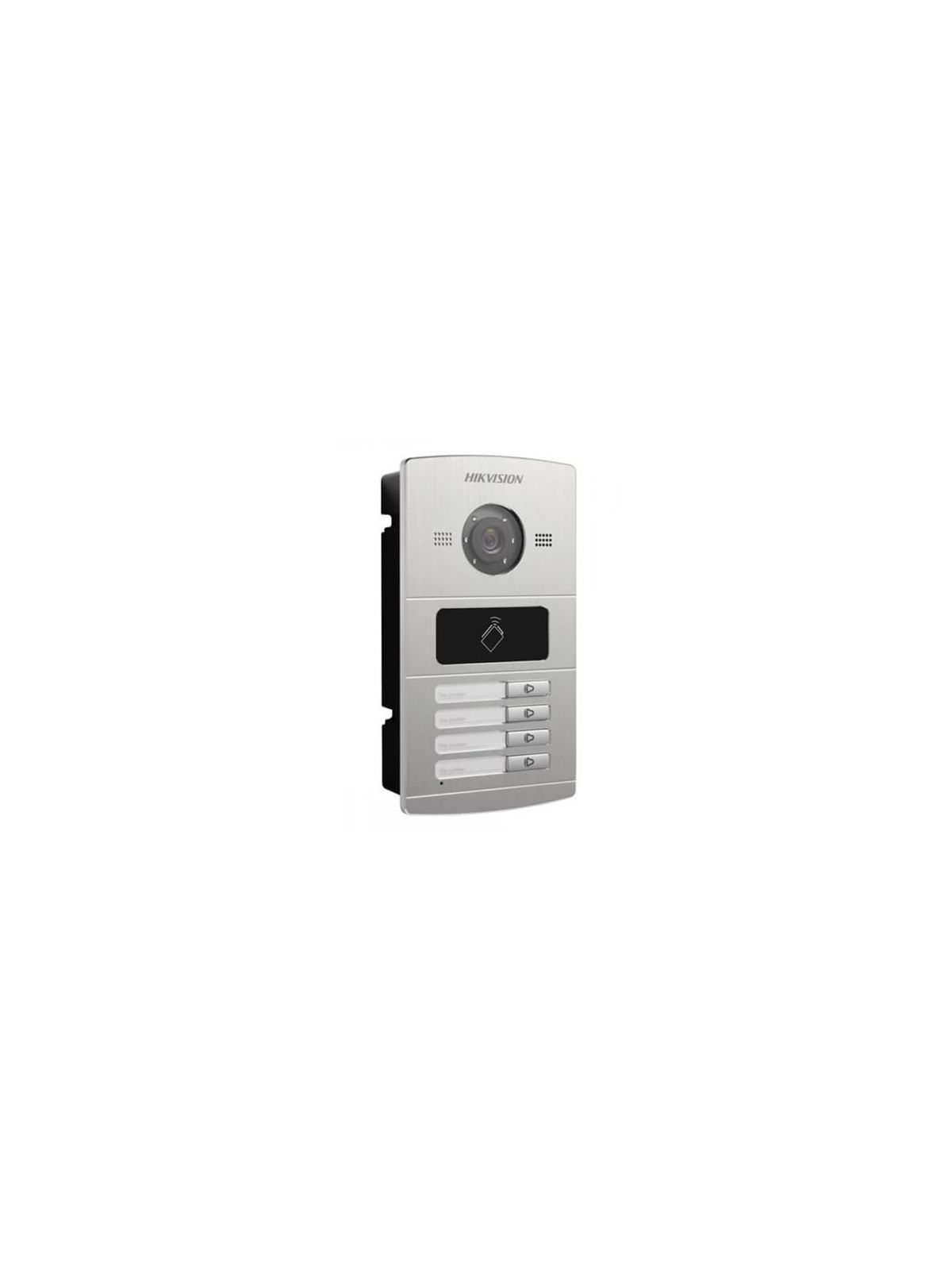 Videoportero IP Hikvision DS-KV8402-IM (4 botones) cámara 1.3MP Alarmas Mifare