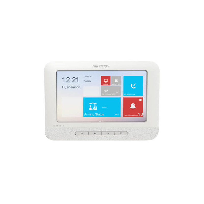 Monitor videoportero IP Hikvision DS-KH6310-W 7" (800x480) Wifi Alarmas