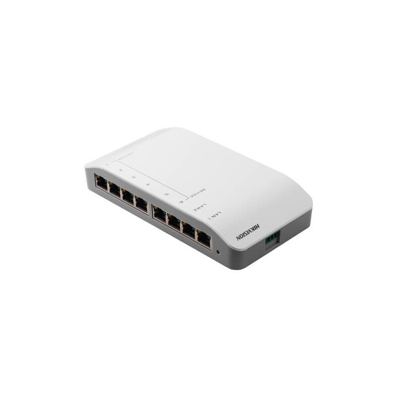Distribuidor de red y alimentación Hikvision  DS-KAD606-N 8 puertos 24VDC