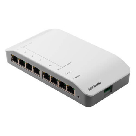 Distribuidor de red y alimentación Hikvision  DS-KAD606-N 8 puertos 24VDC