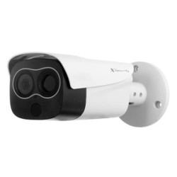 Cámara térmica IP X-Security XS-IPTCV202A-2 160x120 1mm (térmico) 2MP 4mm (óptico) H264 SD POE Audio Alarmas