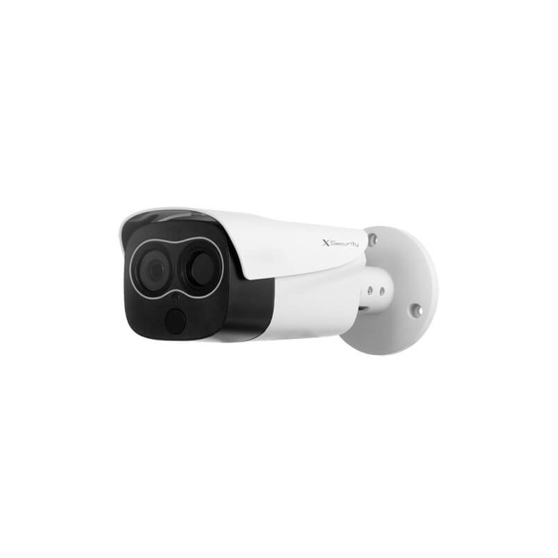 Cámara térmica IP X-Security XS-IPTCV202A-2 160x120 1mm (térmico) 2MP 4mm (óptico) H264 SD POE Audio Alarmas