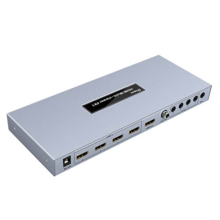 Quad HDMI 4 entradas 1080P (4x1) con mando PoP extensor IR (HDMI-VIEWER-4)