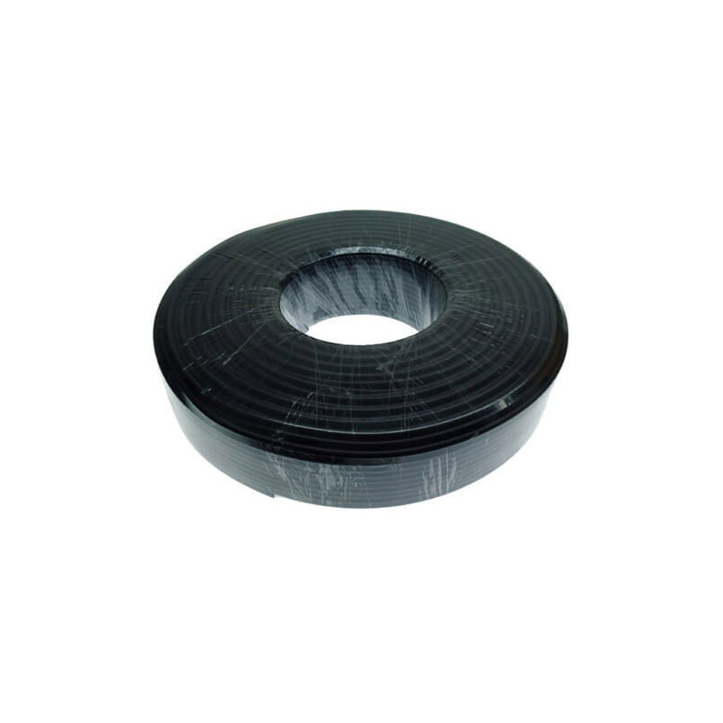 Cable combinado coaxial RG59+2x0.77 Negro (100m)
