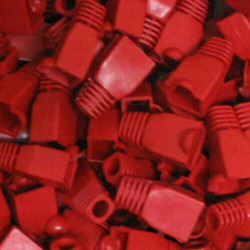 Protector cable red RJ45 Rojo