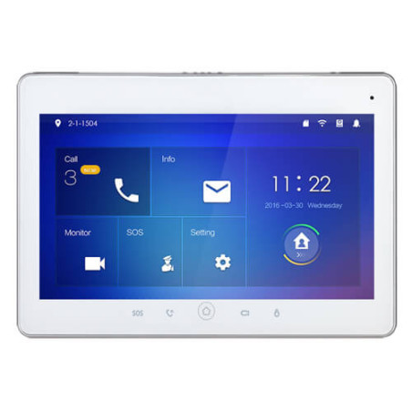 Monitor videoportero  IP  X-Security XS-V5241M-WIP-V2 10" (1024x600) Wifi POE SD Alarmas