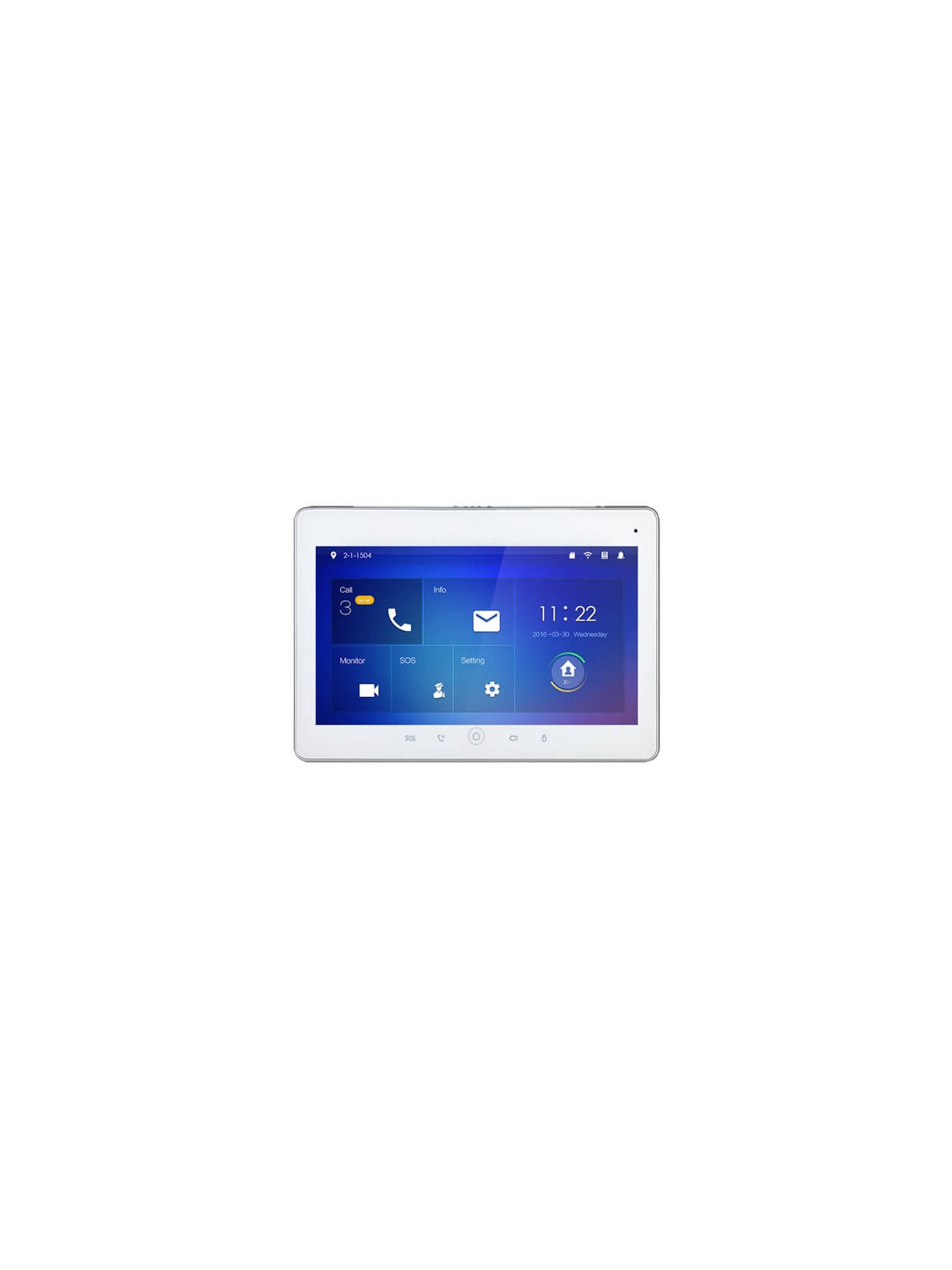 Monitor videoportero  IP  X-Security XS-V5241M-WIP-V2 10" (1024x600) Wifi POE SD Alarmas