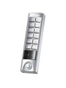 Control de accesos autónomo AC101-SLIM Teclado RFID Wiegand26 Relé Alarma Timbre IP65