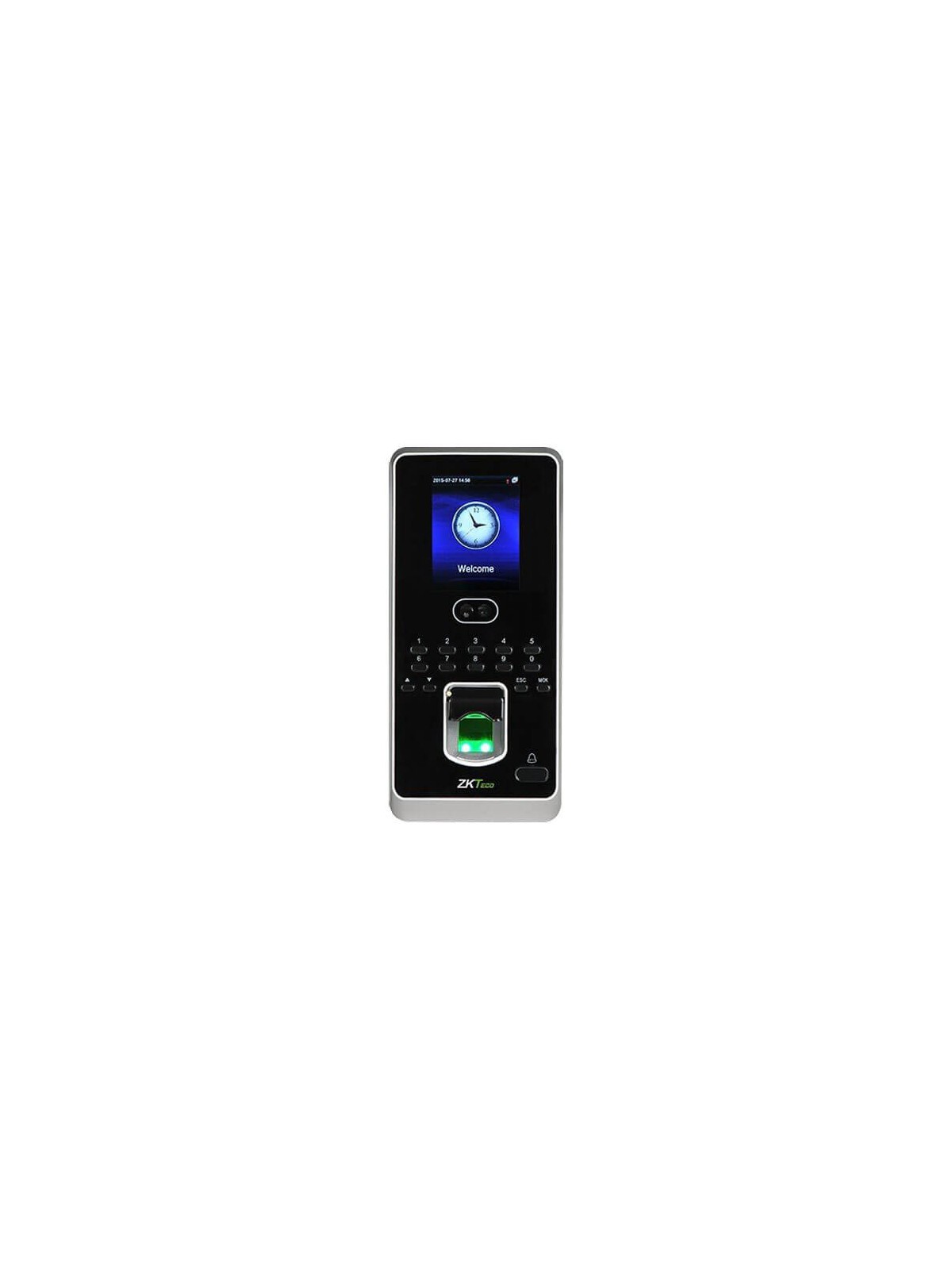Control de presencia y accesos biométrico ZKTeco ZK-MULTIBIO800 FaceID RFID Teclado TCP/IP USB