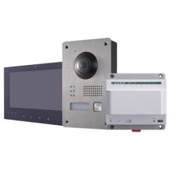 Kit videoportero 2 hilos Safire SF-VI302-2 con cámara de 2MP para empotrar