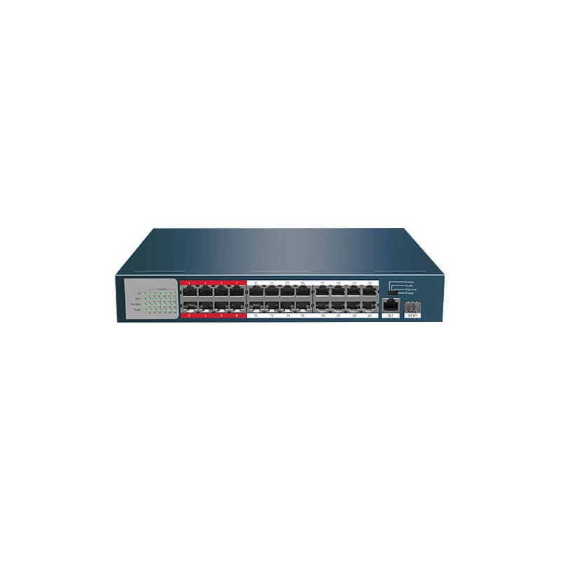 Switch    Safire SF-SW2624POE-225 24-port 10/100M POEx24 SFPx2 225W