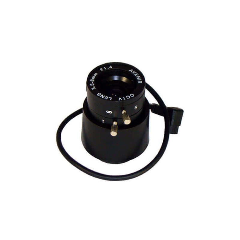 Óptica varifocal auto iris para cámara  3.5 - 8mm 2MP SSV0358GNB