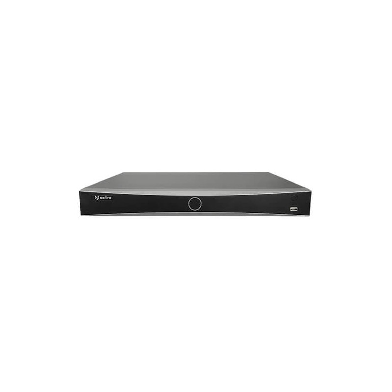 Grabador NVR Safire  SF-NVR8208A-4K8P-4AI 8ch 12MP 80Mbps H265+ HDMI4K SATAx2 POEx8 Alarmas TrueSense