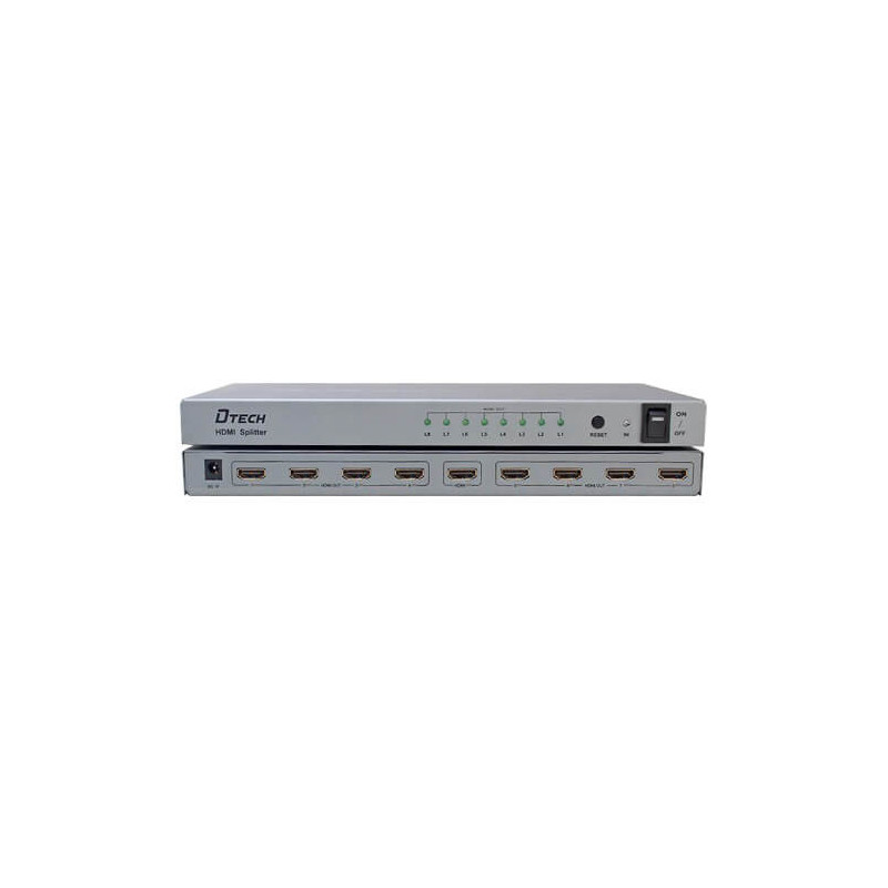 Splitter HDMI  8 canales 4K (8x1ch)