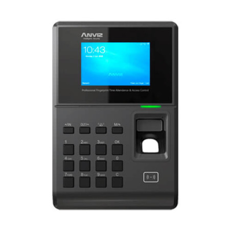 Control de presencia y accesos Anviz TC580 Huellas RFID Teclado Wifi POE TCP/IP USB Flash Wiegand26 Relé