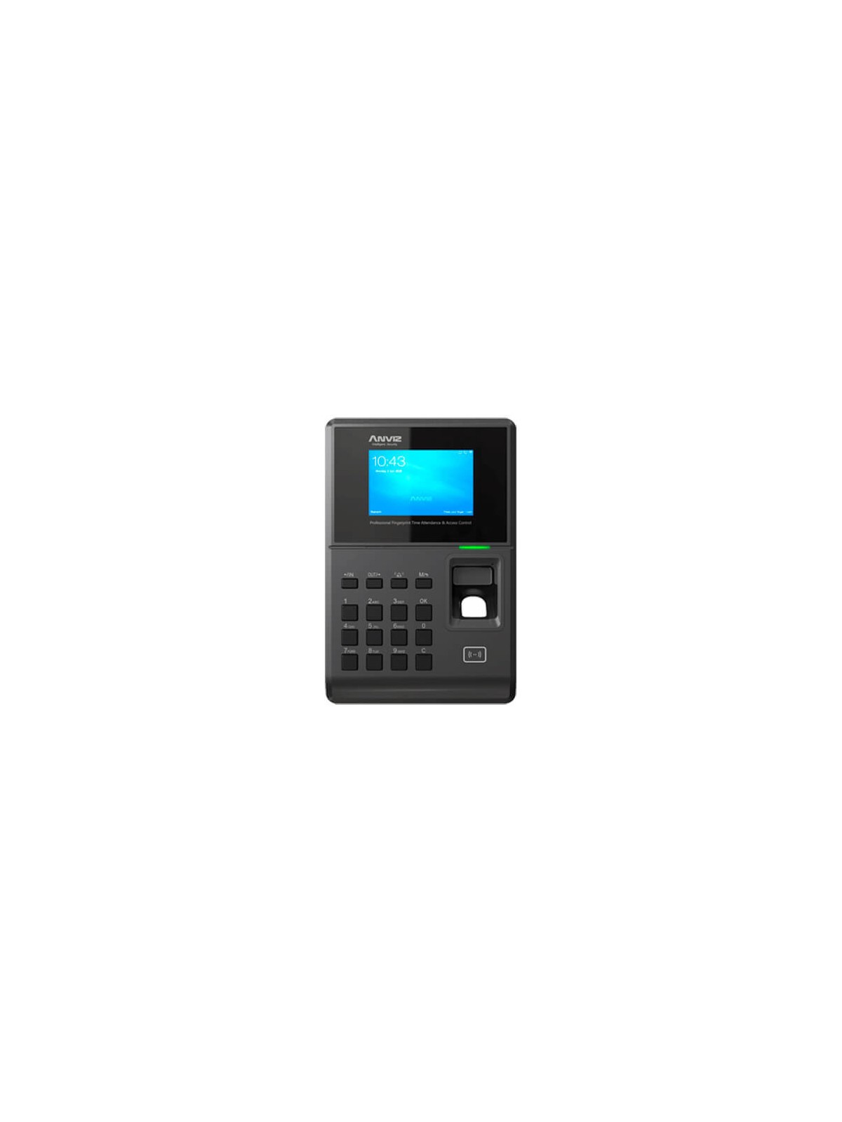 Control de presencia y accesos Anviz TC580 Huellas RFID Teclado Wifi POE TCP/IP USB Flash Wiegand26 Relé