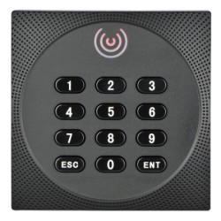 Lector de accesos ZKTeco ZK-KR612E RFID PIN Indicador LED y acústico Wiegand26 IP64