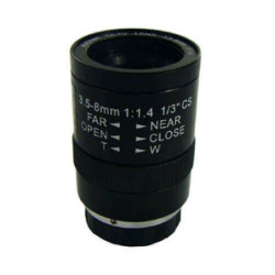 Óptica varifocal manual iris para cámara 3.5 - 8mm SSV0358