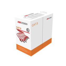 Cable de red UTP Cat6  8xCu 23AWG Hikvision DS-1LN6-UU (300m)