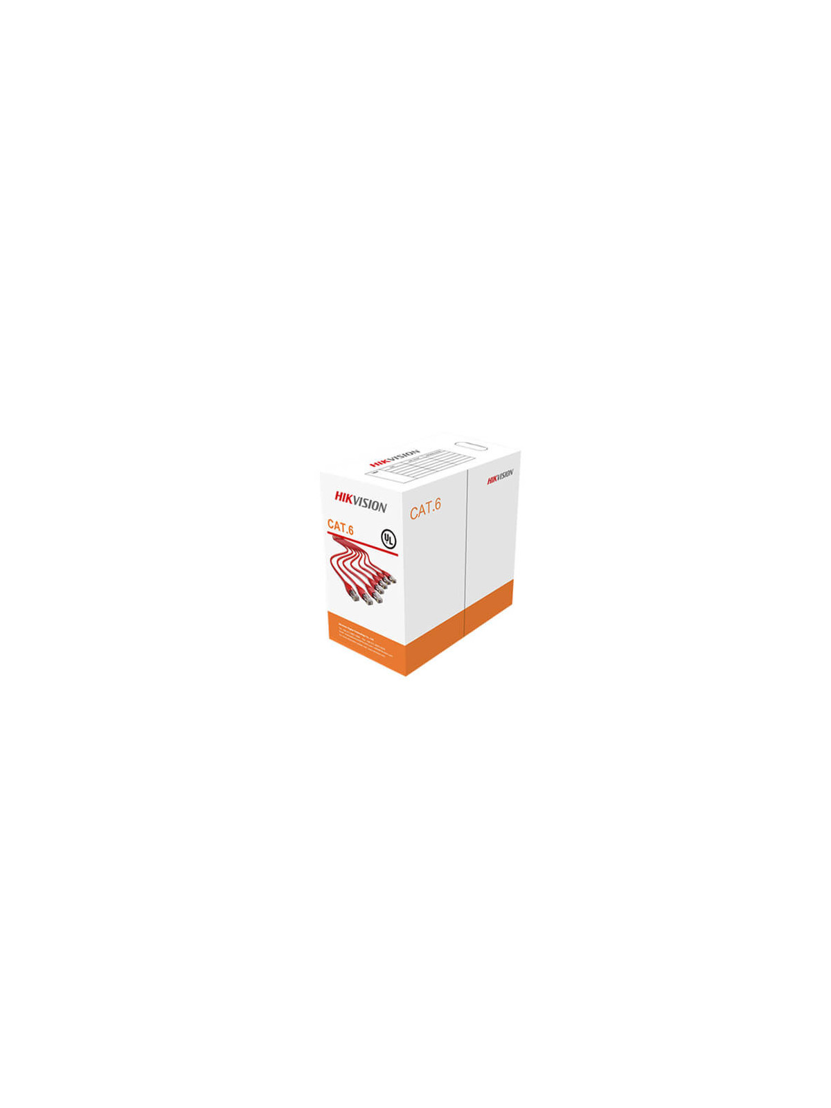 Cable de red UTP Cat6  8xCu 23AWG Hikvision DS-1LN6-UU (300m)