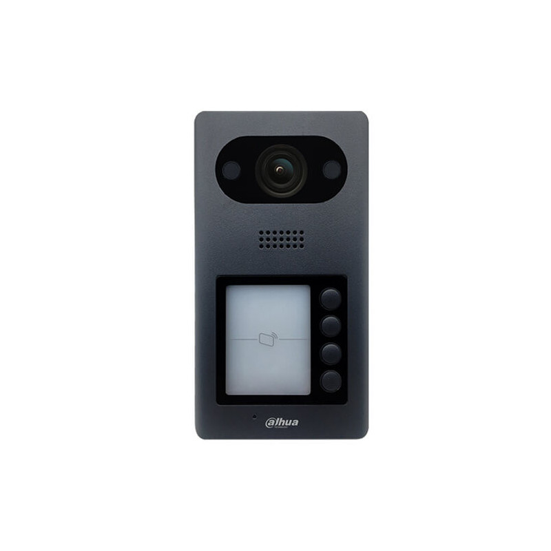 Videoportero  IP Dahua VTO3211D-P2 (4 botones) cámara 2MP Mifare POE IK08 IP65