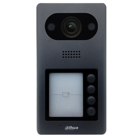 Videoportero  IP Dahua VTO3211D-P2 (4 botones) cámara 2MP Mifare POE IK08 IP65