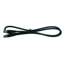 Cable alargo   coaxial RG59 BNC negro (1m)
